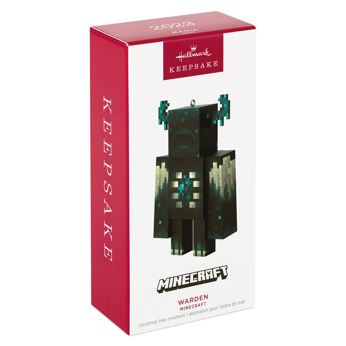 Dated 2023 Minecraft Warden Ornament With Light