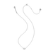 Kendra Scott Mini Elisa Luxe Silver Pendant Necklace