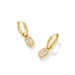 Kendra Scott Mini Ellie Luxe Gold Huggie Earrings
