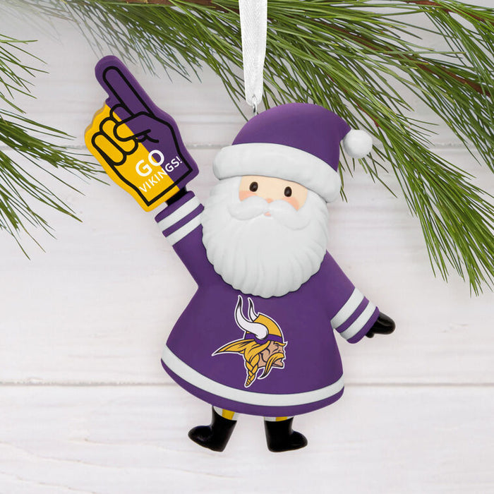 NFL Minnesota Vikings Santa Fan Hallmark Ornament
