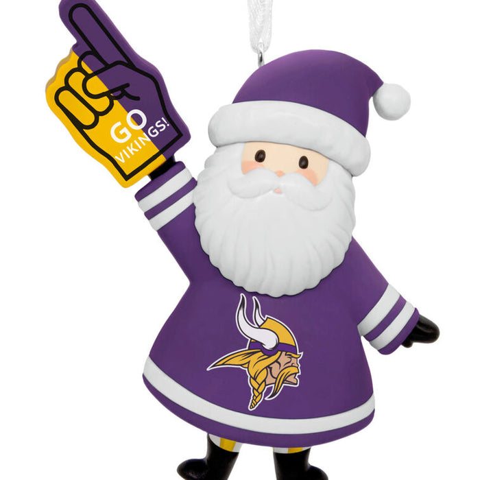 NFL Minnesota Vikings Santa Fan Hallmark Ornament