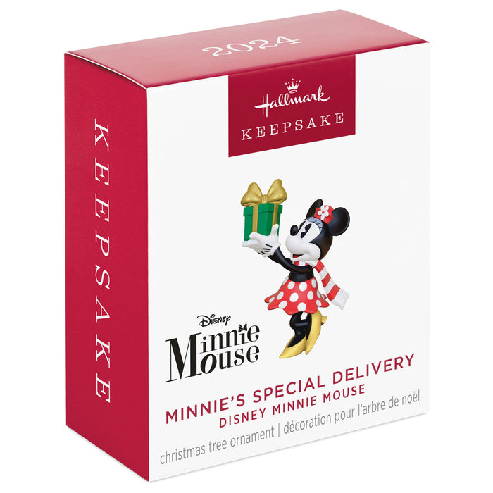 Mini Disney Minnie Mouse Minnie's Special Delivery 2024 Ornament