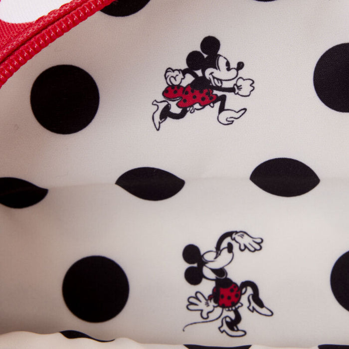 Minnie Mouse Rocks the Dots Classic Nylon Passport Crossbody Bag by Loungefly