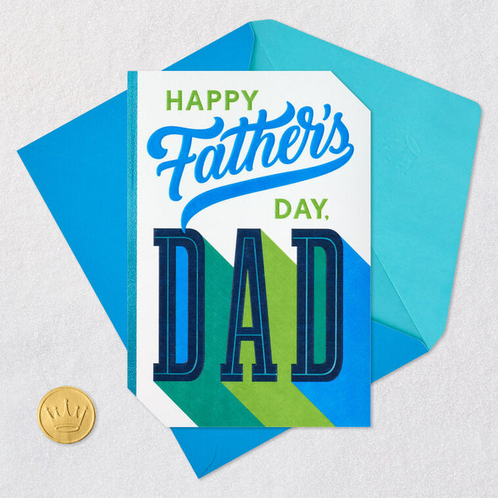 Day to Enjoy and Feel Loved Father's Day Card for Dad