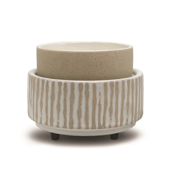 Taupe & Ivory Modern Wax Melter