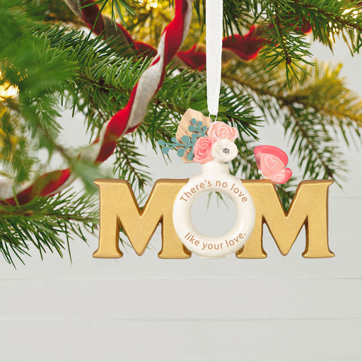 Mom's Love 2024 Porcelain Ornament