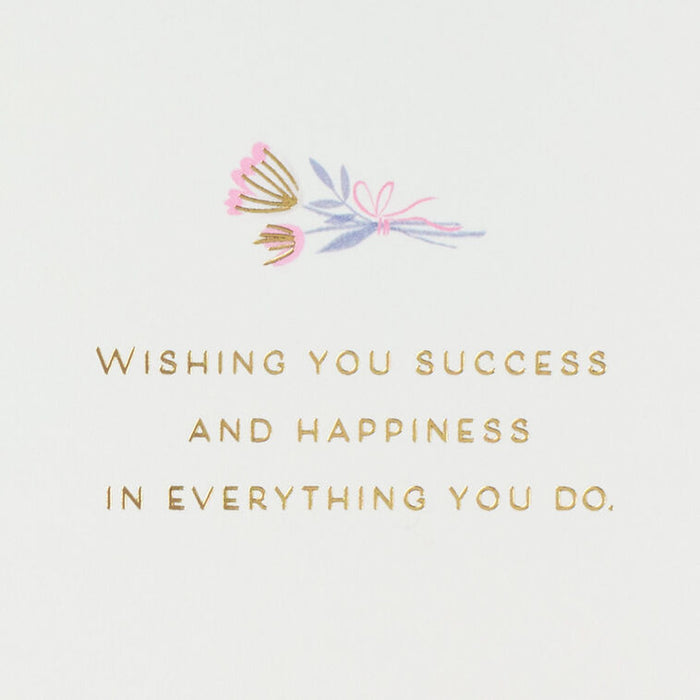 Success and Happiness Graduation Card for Her