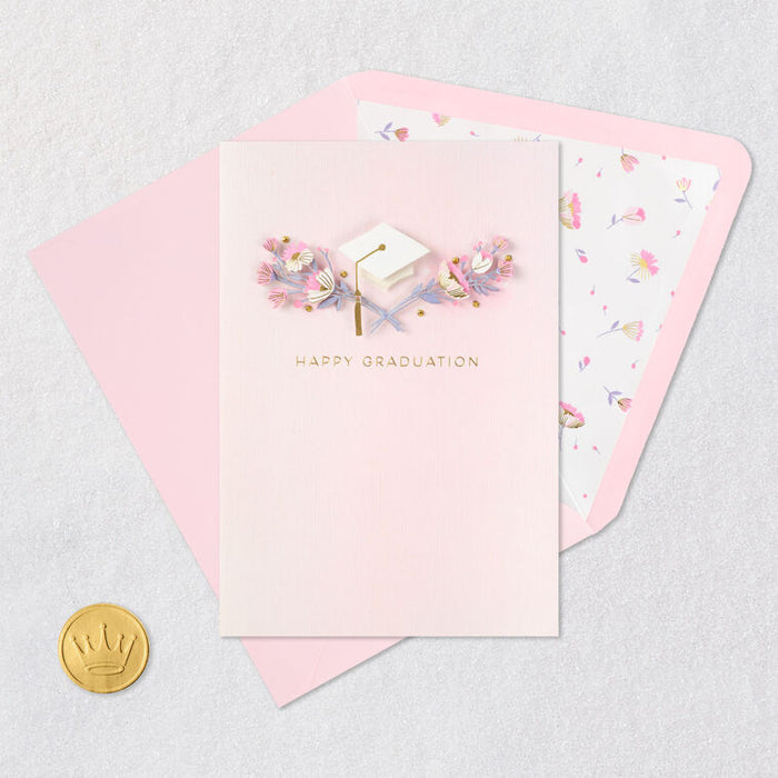 Success and Happiness Graduation Card for Her