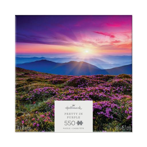 Pretty in Purple 550-Piece Jigsaw Puzzle