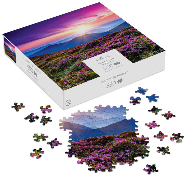 Pretty in Purple 550-Piece Jigsaw Puzzle
