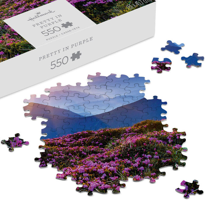 Pretty in Purple 550-Piece Jigsaw Puzzle