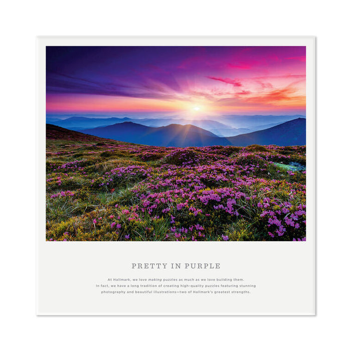Pretty in Purple 550-Piece Jigsaw Puzzle