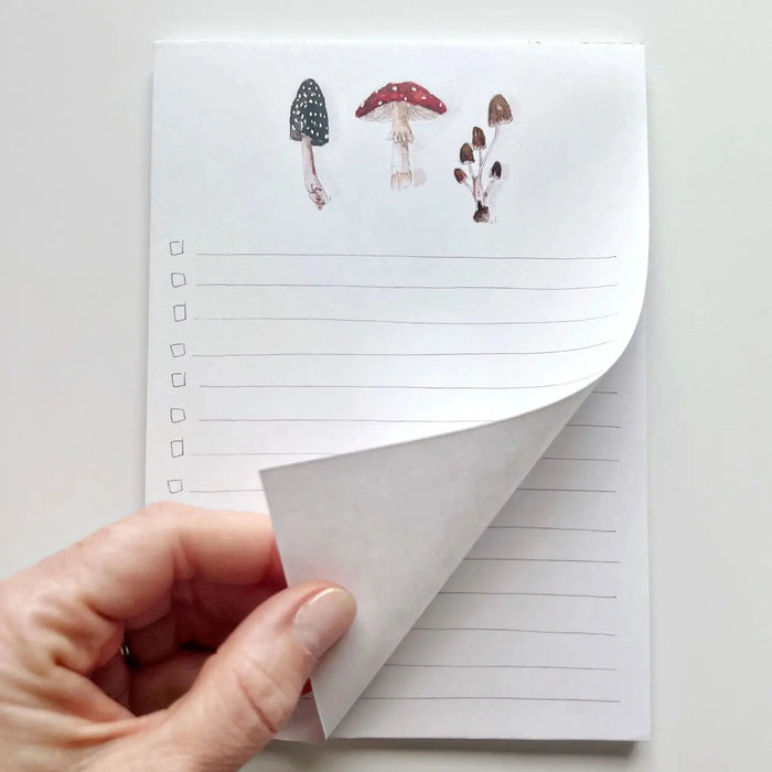 Mushroom Everyday Checklist Notepad