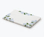 Notepad with floral design on a white background
