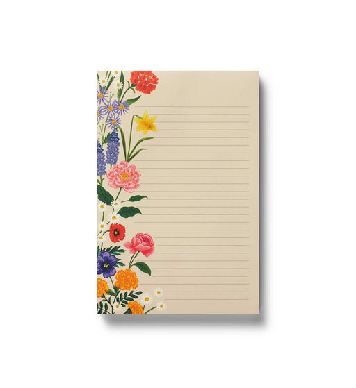 Notebook with floral design on the cover