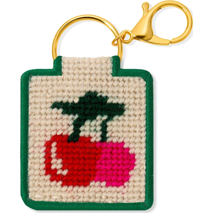 Cherries Needlepoint Keychain Kit