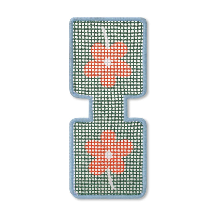 Flower Needlepoint Keychain Kit