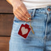 Heart Needlepoint Keychain Kit