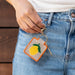 Lemon Needlepoint Keychain Kit