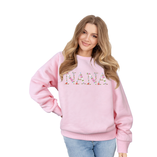 Nana Floral Embroidered Sweatshirt