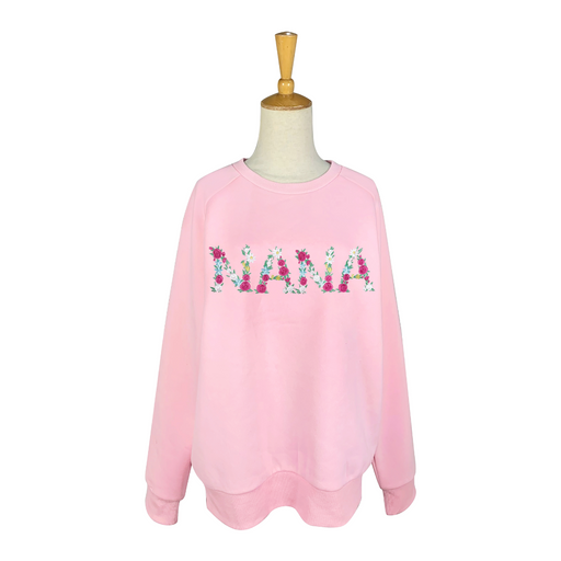 Nana Floral Embroidered Sweatshirt