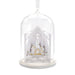 Signature Nativity Cloche Glass and Paper Hallmark Ornament