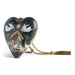 Holy Family and Peace Art Heart Sculpture