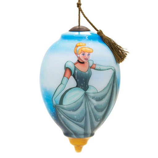 Ne'Qwa Art® Disney Cinderella Hand-Painted Glass Hallmark Ornament