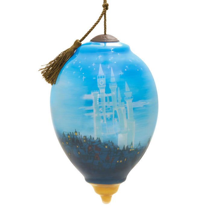 Ne'Qwa Art® Disney Cinderella Hand-Painted Glass Hallmark Ornament