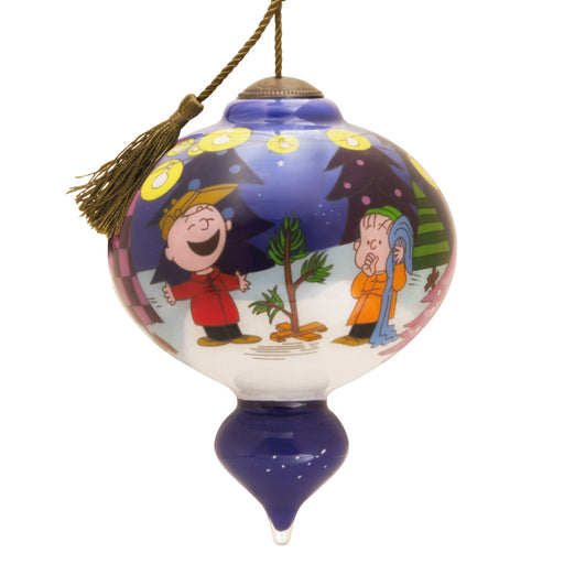 Ne'Qwa Art® Peanuts® A Charlie Brown Christmas Hand-Painted Glass Hallmark Ornament