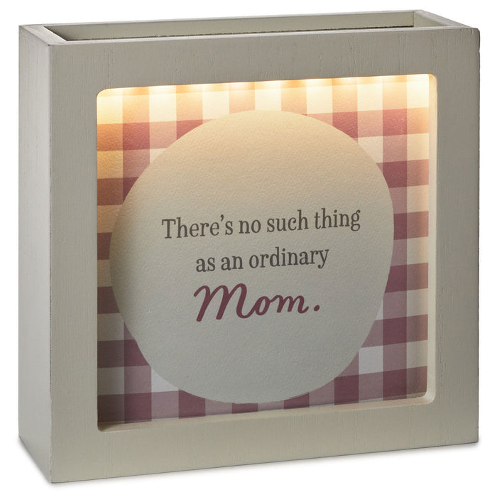 New Mom Daily Affirmations Light-Up Frame With 12 Quotes