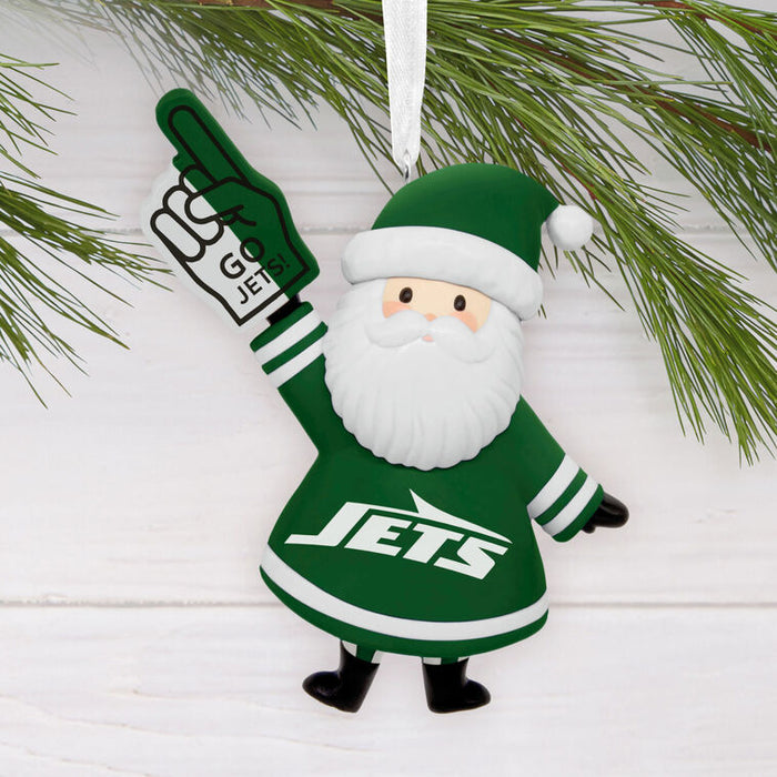 NFL New York Jets Santa Fan Hallmark Ornament