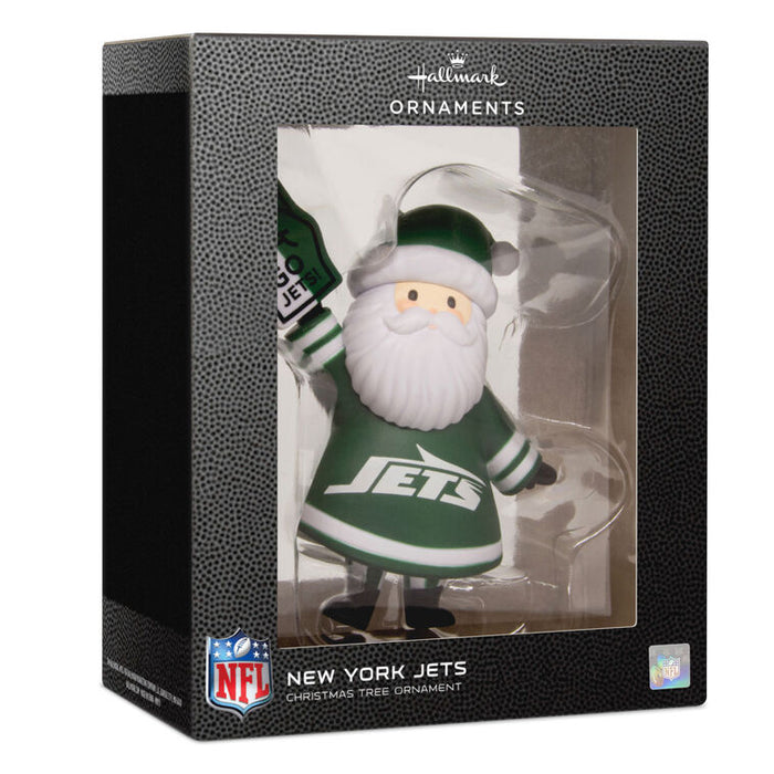 NFL New York Jets Santa Fan Hallmark Ornament