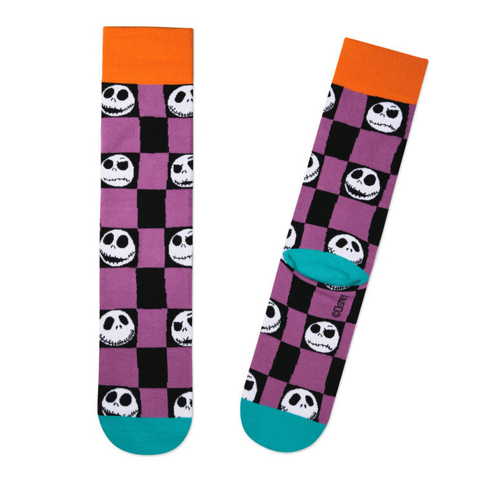 Disney Tim Burton's The Nightmare Before Christmas Jack Faces Crew Socks