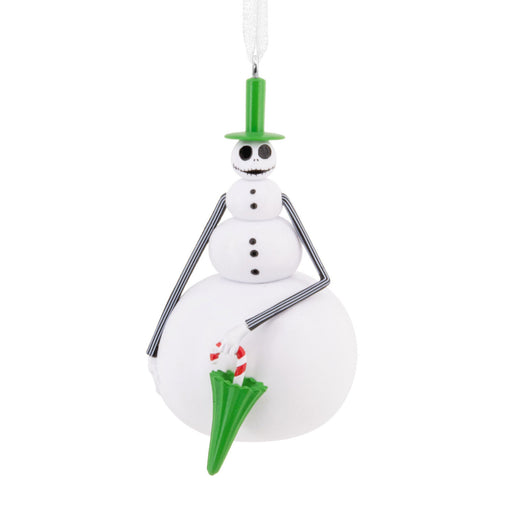 Disney Tim Burton's The Nightmare Before Christmas Snowman Jack Skellington Hallmark Ornament