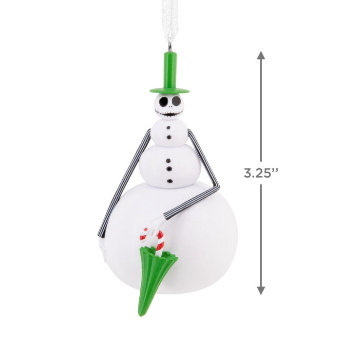 Disney Tim Burton's The Nightmare Before Christmas Snowman Jack Skellington Hallmark Ornament