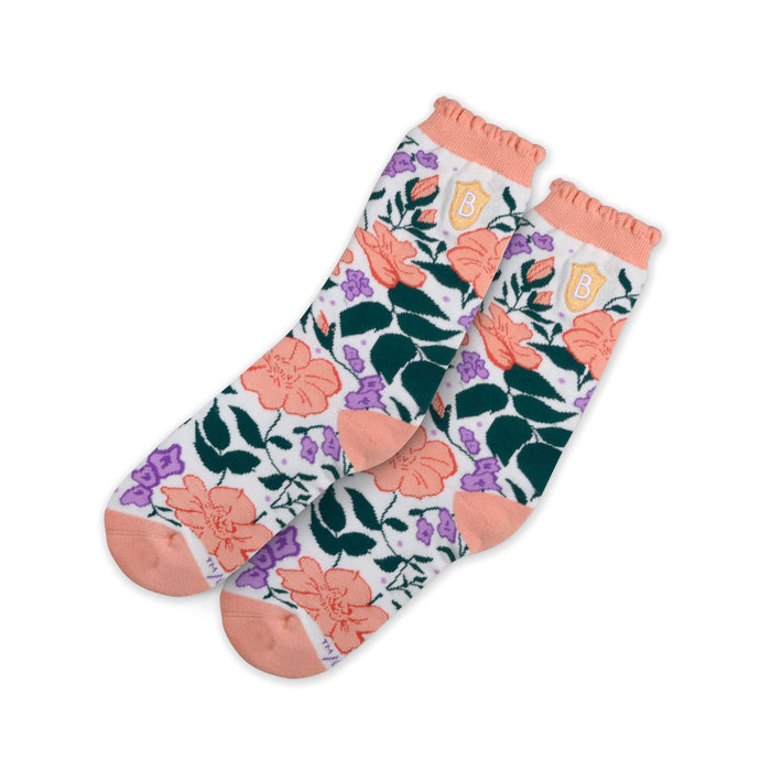 Bridgerton Colorful Floral Socks