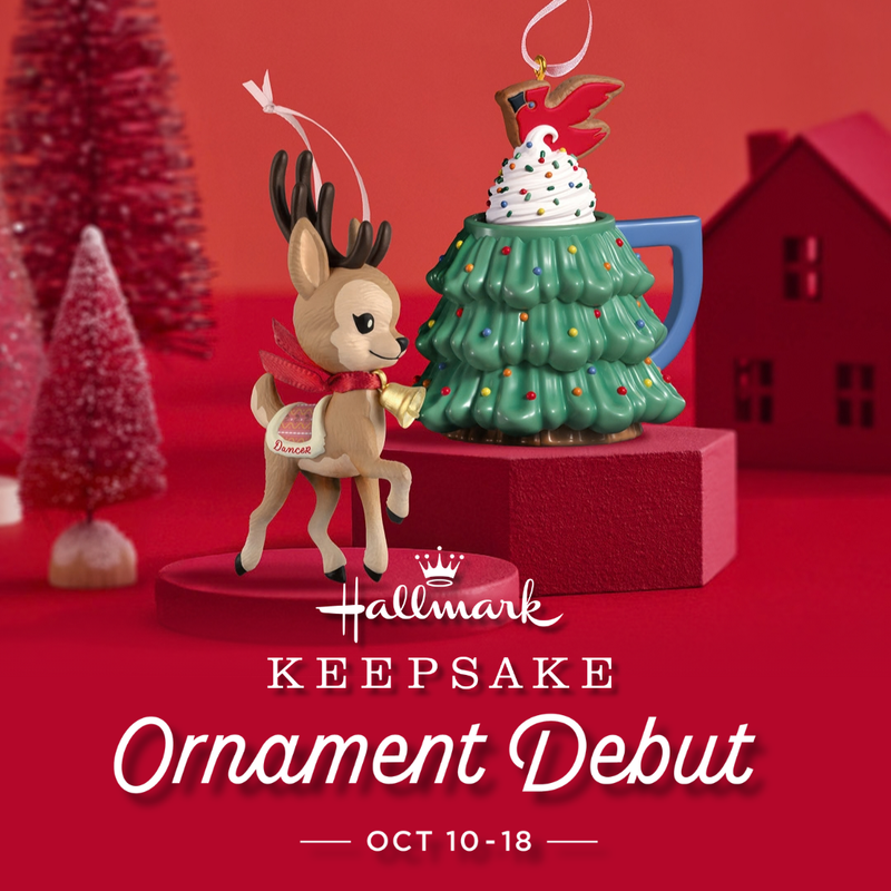 Hallmark Keepsake Ornament Debut Oct 10-18 Promotional banner