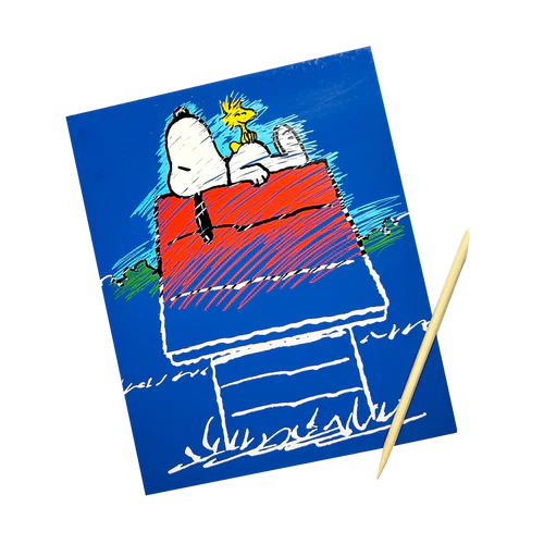 OOLY x Peanuts Scratch Art Kit