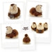 A collage showing multiple views of a plush alpaca toy on a white background, including front, side, back, and three-pack views, with a '360°' label indicating a full-around view.