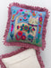 Cat Tufted Boho Pillow