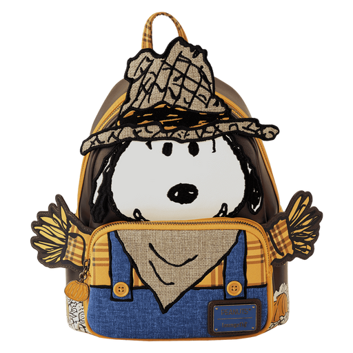 Peanuts Snoopy Scarecrow Cosplay Mini Backpack by Loungefly