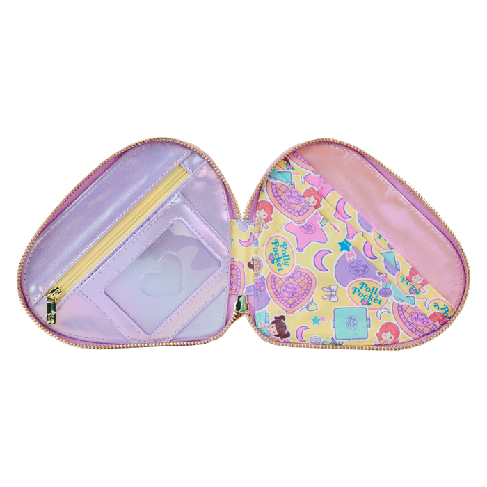 Polly Pocket Compact Playset Figural Zip Around Wallet by Loungefly