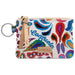 Colorful patterned pouch with 'Consuela' branding on a white background