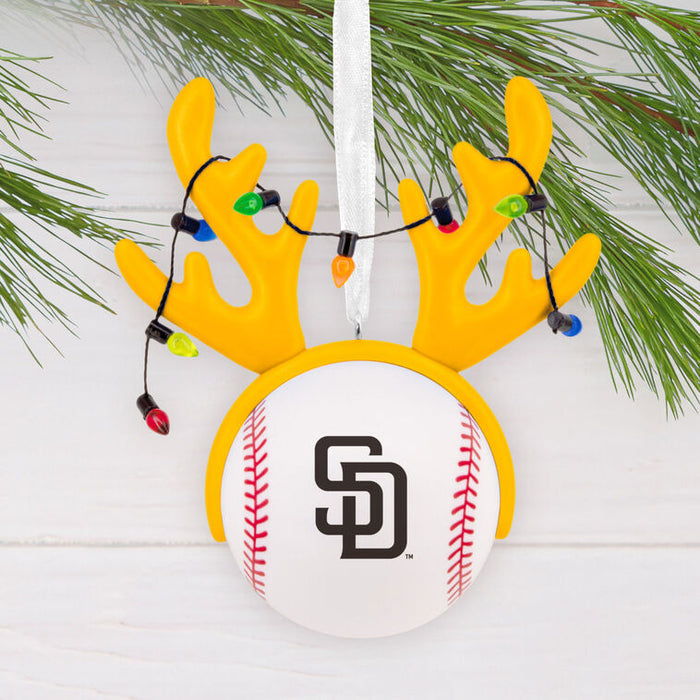 MLB San Diego Padres™ Reindeer Baseball Hallmark Ornament