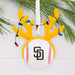MLB San Diego Padres™ Reindeer Baseball Hallmark Ornament