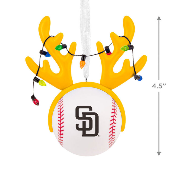 MLB San Diego Padres™ Reindeer Baseball Hallmark Ornament