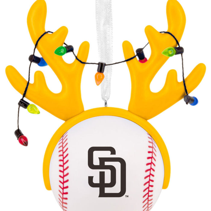 MLB San Diego Padres™ Reindeer Baseball Hallmark Ornament