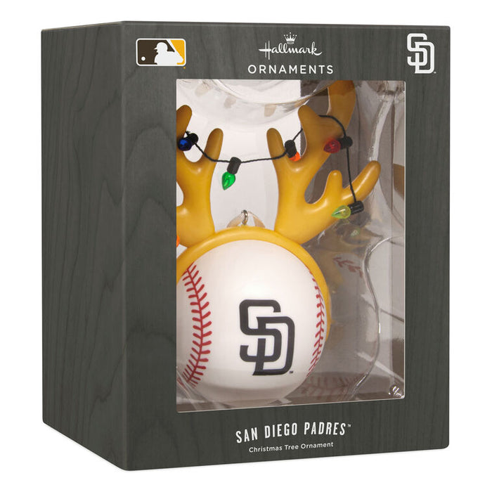 MLB San Diego Padres™ Reindeer Baseball Hallmark Ornament
