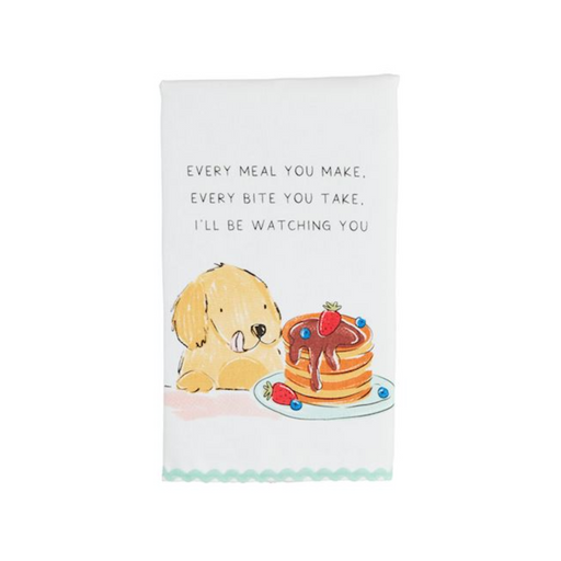 Pancake Dog Ric Rac Towel